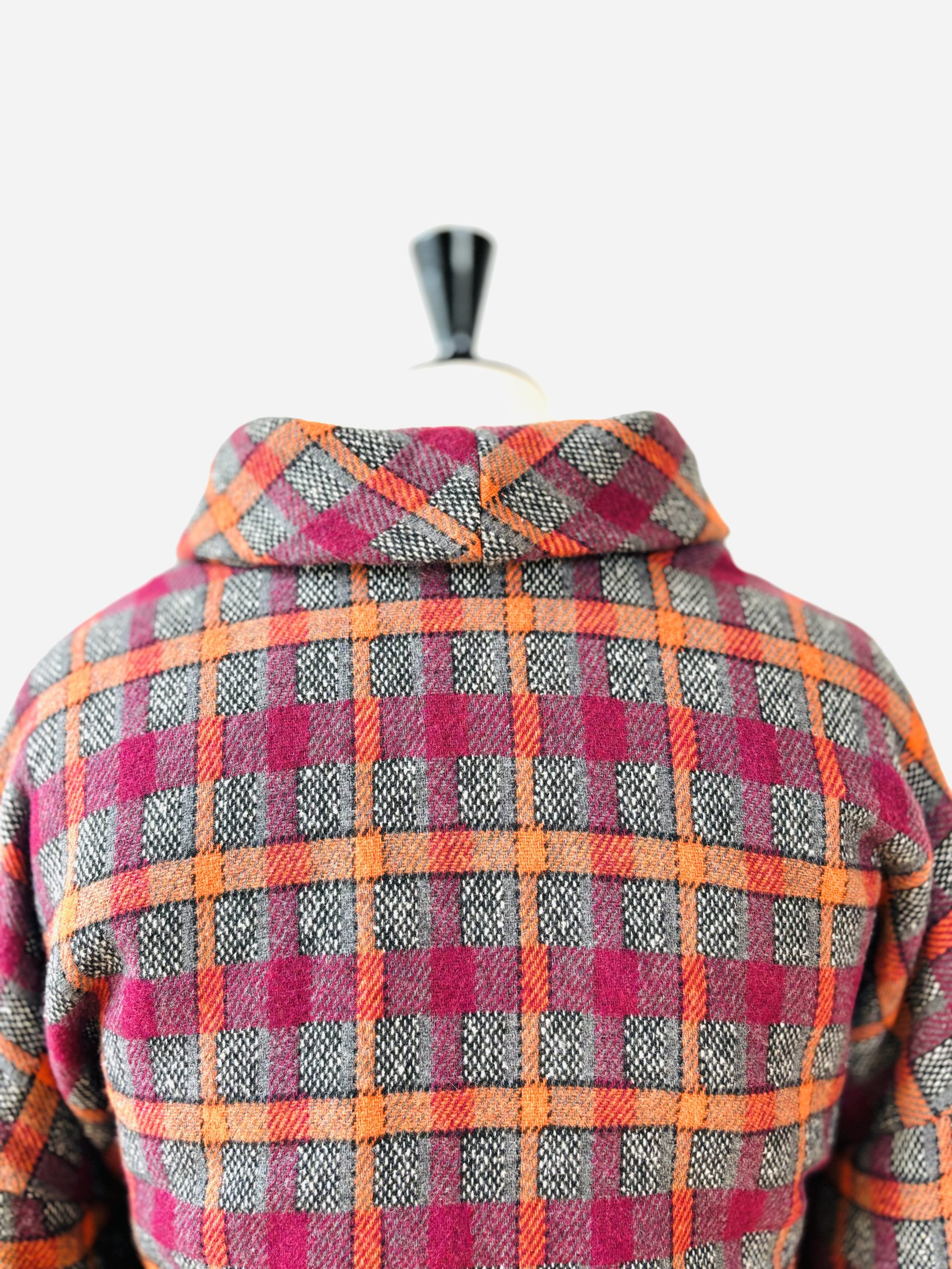 Blusão oversized com gola alta - Image 3