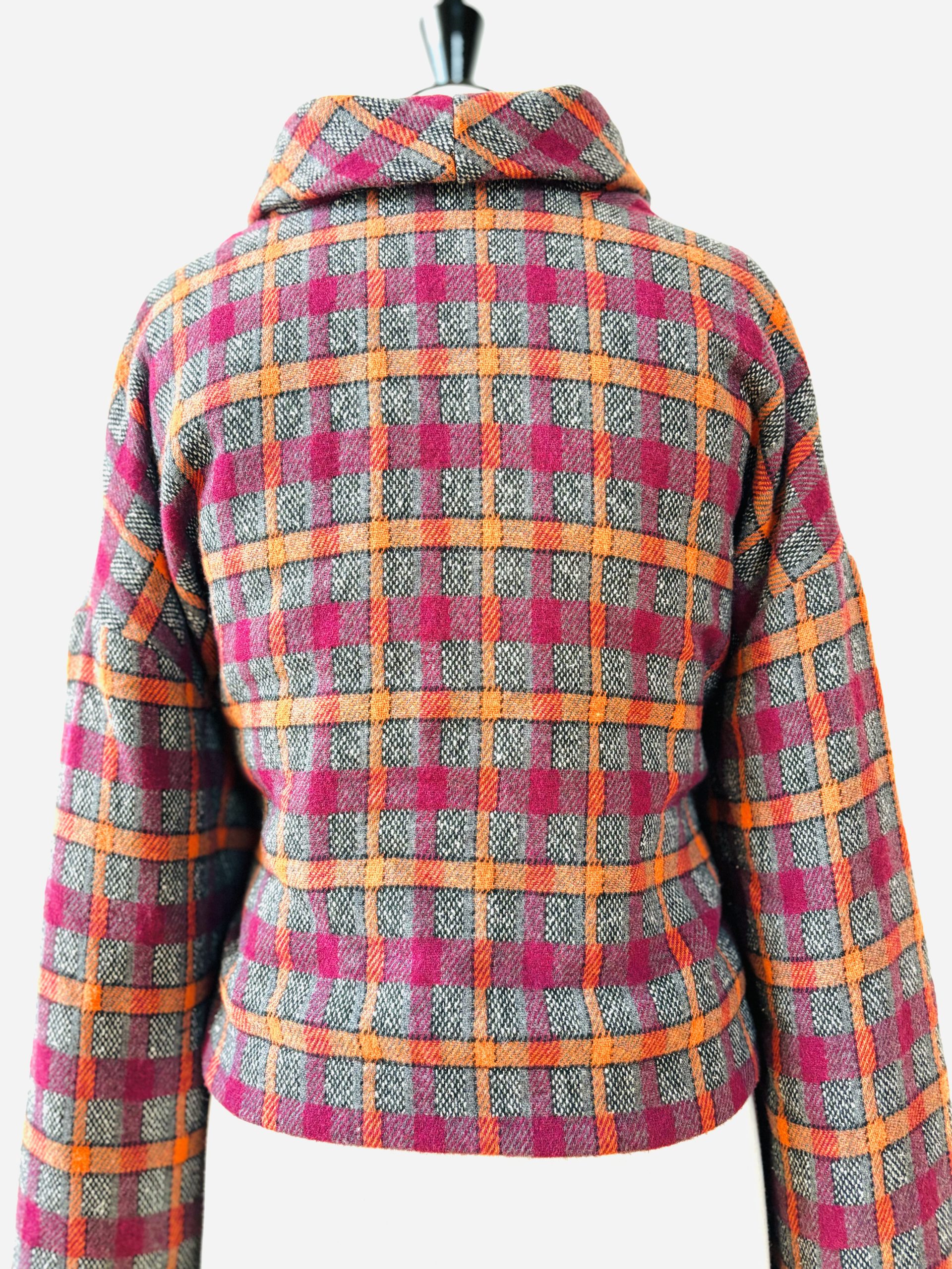 Blusão oversized com gola alta - Image 2