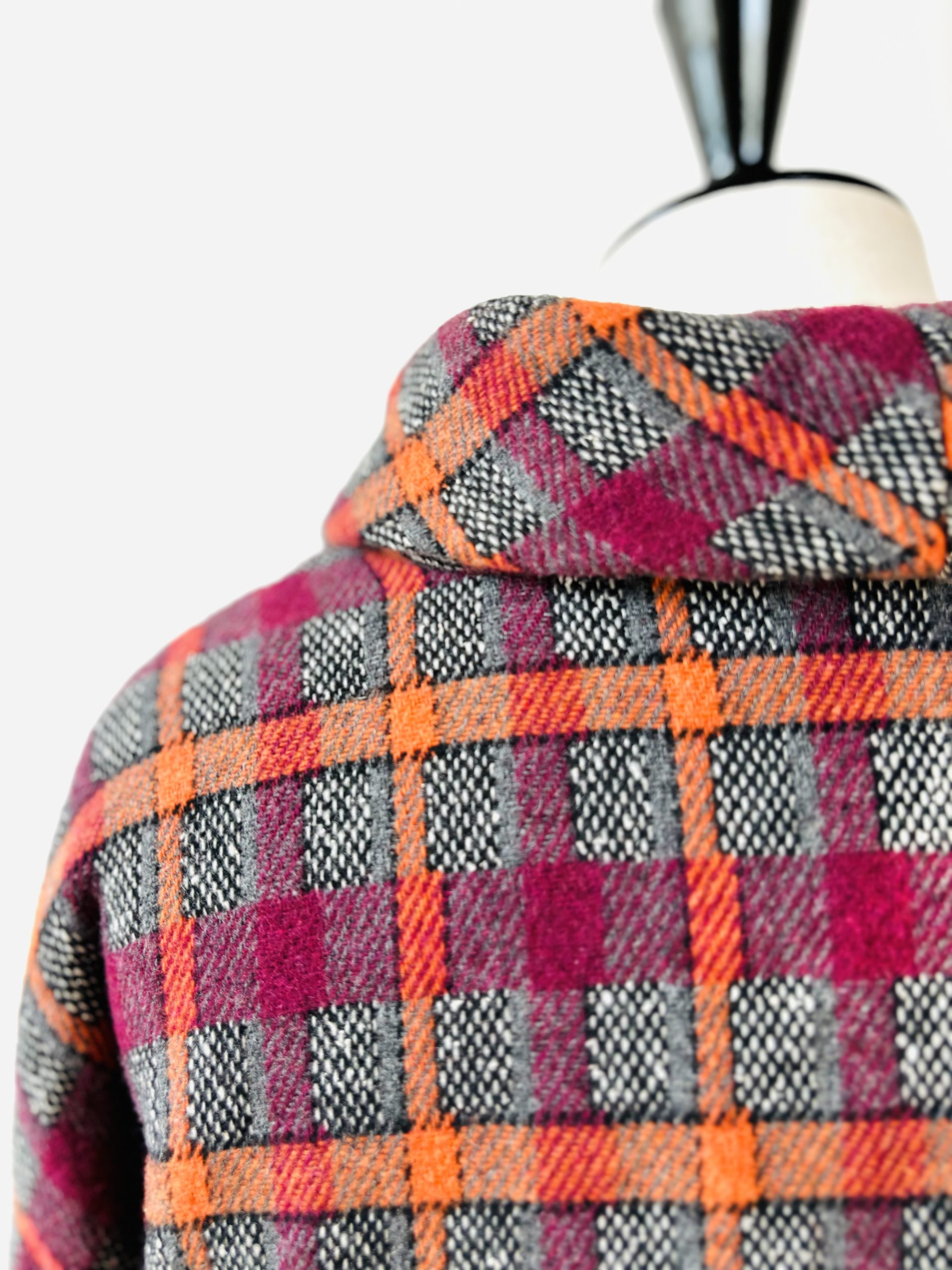 Blusão oversized com gola alta - Image 8